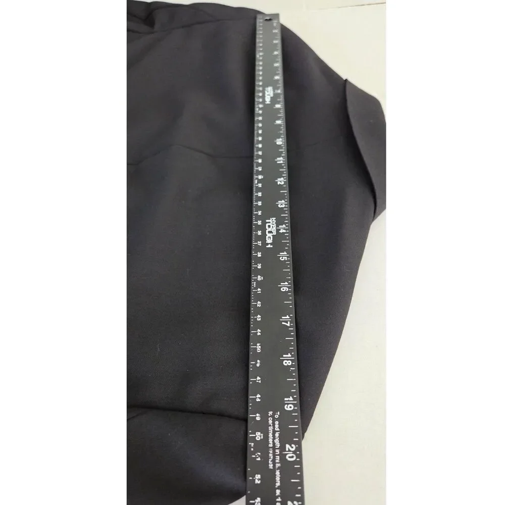 J.Crew Ludlow Loro Piana Italian Wool Suit Jacket Blazer 44R Black